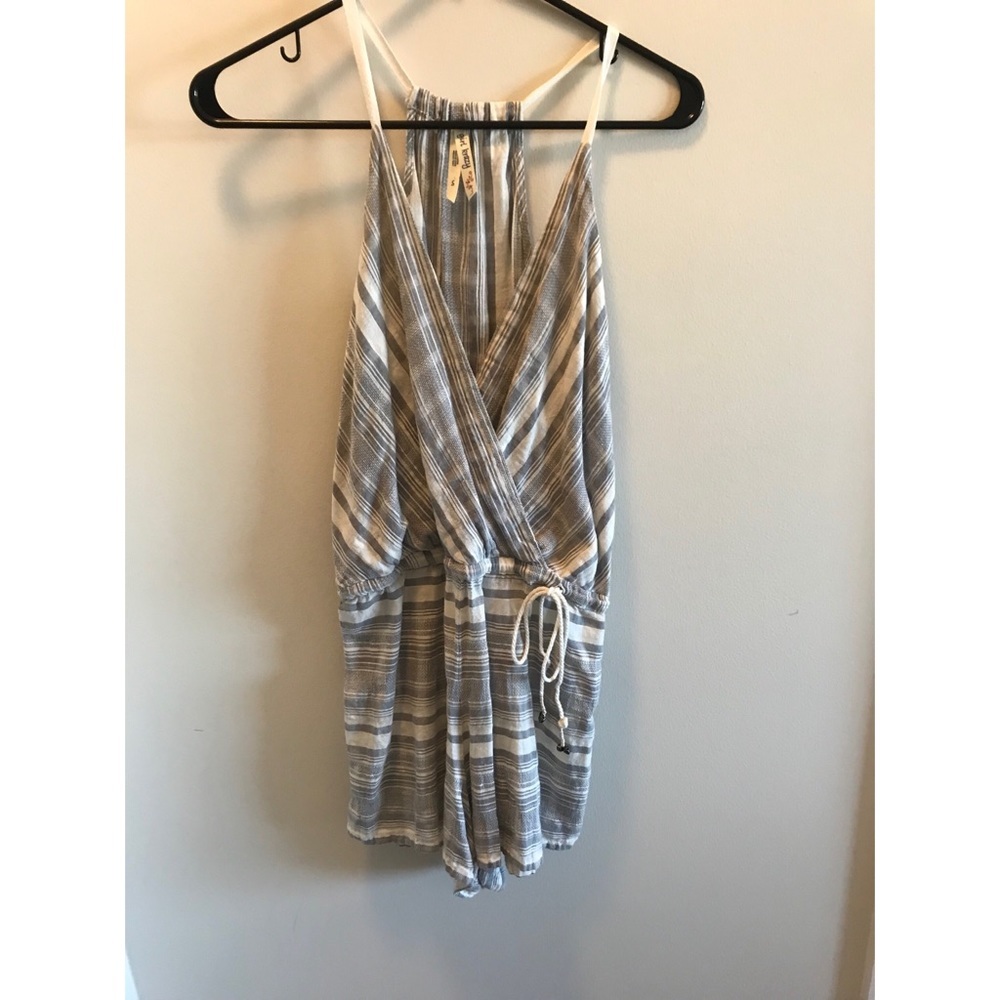 GIRL KRAZY STRIPED ROMPER